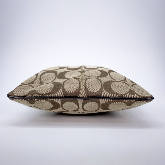 COACH Signature C Jacquard Canvas Crossbody Messenger Bag - Picture 4 of 16